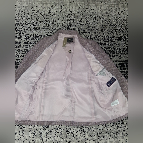 NWT ​J. Crew Parke Blazer Size 6 Moon British Wool Tweed Pink/Gray Jacket! - Picture 11 of 16